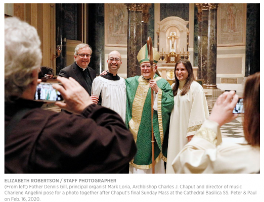 In last Sunday Mass as Philly archbishop, Chaput retires with gratitude