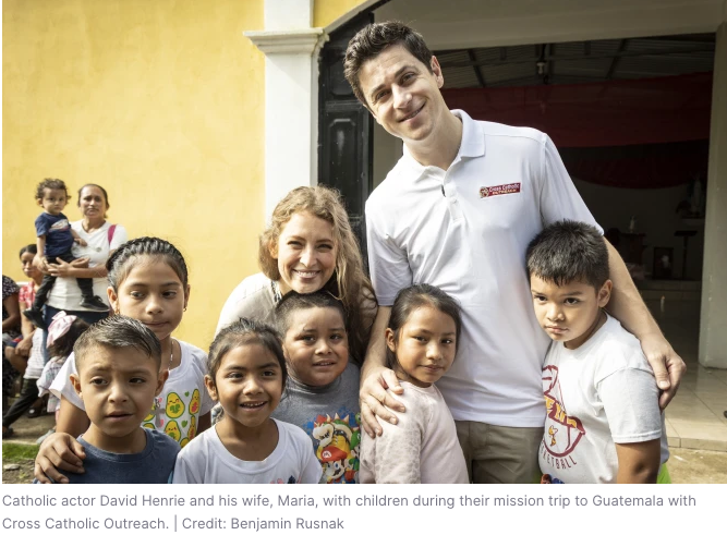 Catholic actor David Henrie says mission trip with Cross Catholic Outreach left big impact