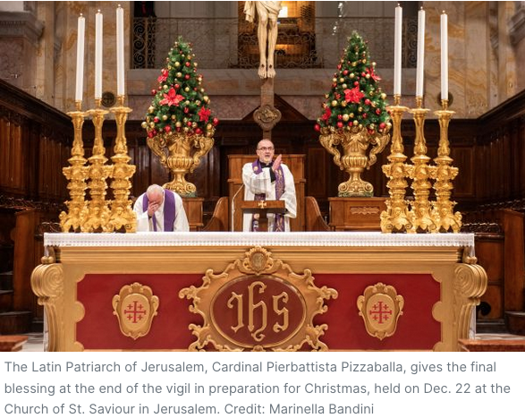 Christmas in Jerusalem with Cardinal Pizzabella-2023