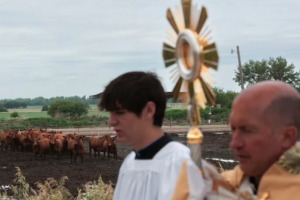 National Eucharistic Pilgrimage marches through extreme heat to bring Jesus to the people