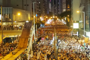 Catholic leaders join massive Hong Kong protest