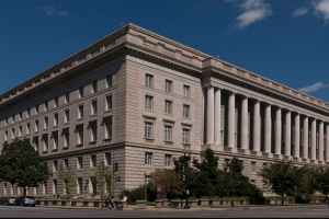 Internal Revenue Service building Religious broadcasters sue IRS over rule limiting political speech for nonprofits