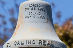 Historic mission bell removed from California college