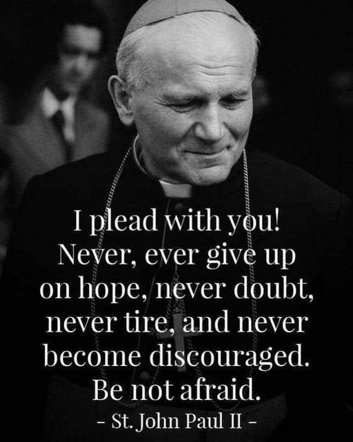 Saint Pope John Paul II Quote on hope-Catholic Business Journal