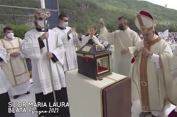 relics of Sr Maria Laura Mainetti