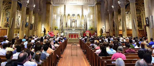 St. Paul's Catholic church in Harvard Square