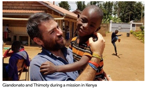 Tucum co-founder Giandonato Salvia in Kenya